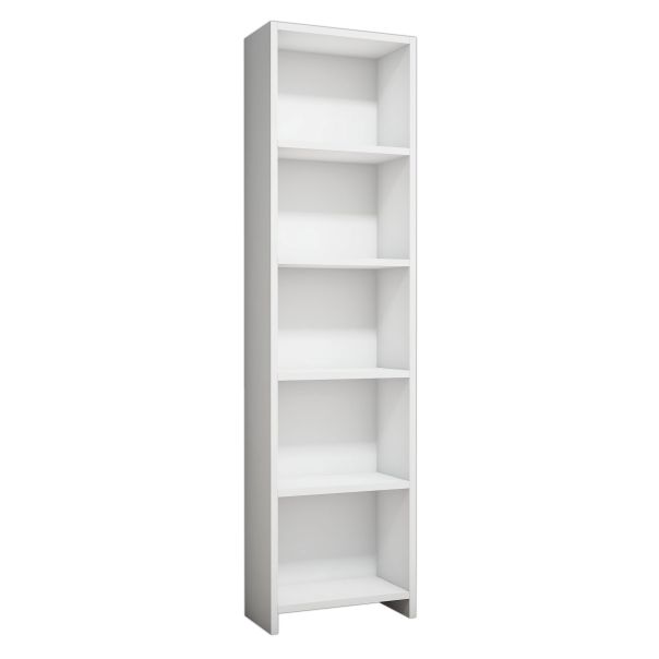 HANAH HOME Polica za knjige Barkin, bela - 835PUQ3620
