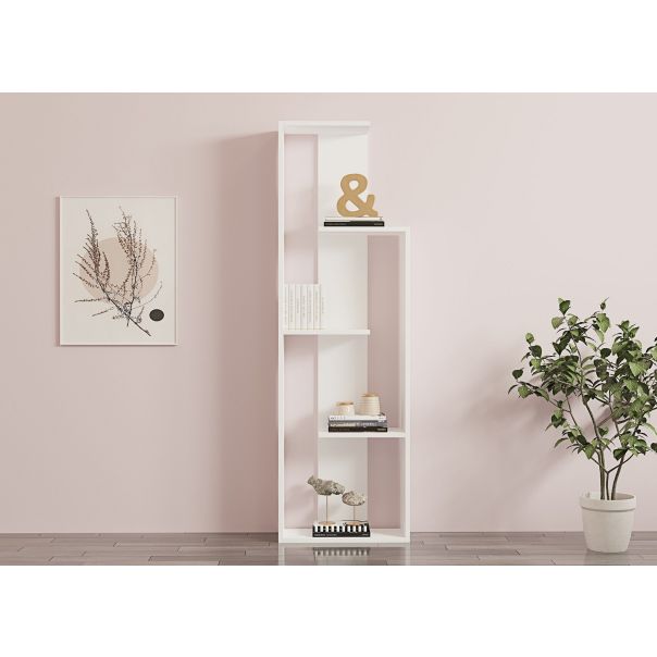 HANAH HOME Polica za knjige Wand, bela - 835PUQ3629
