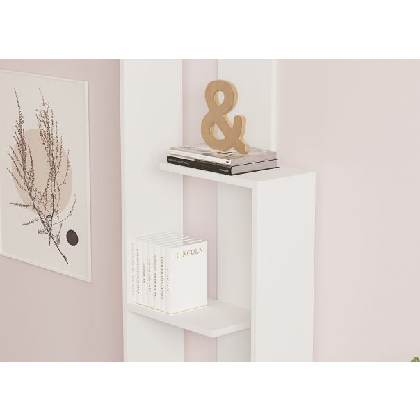 HANAH HOME Polica za knjige Wand, bela - 835PUQ3629