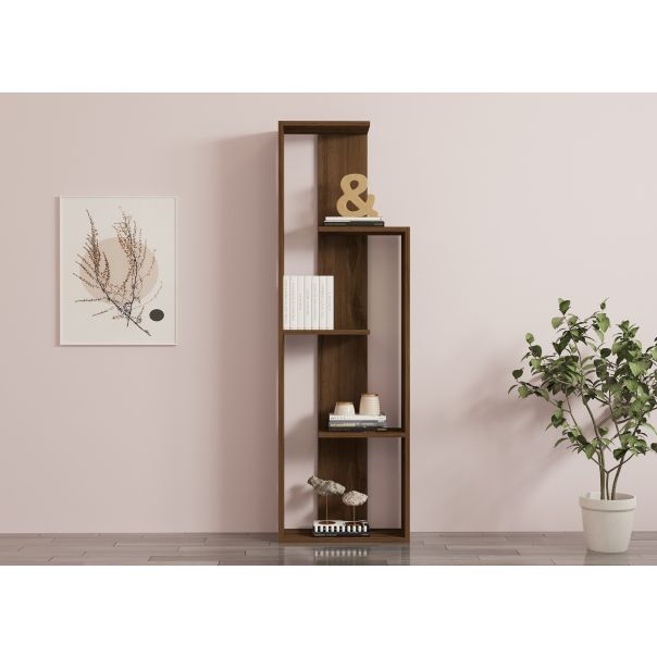 HANAH HOME Polica za knjige Wand, braon - 835PUQ3630