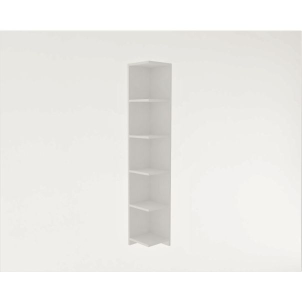 HANAH HOME Ugaona polica za knjige Ravella, bela - 835PUQ3695