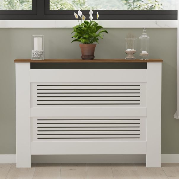 HANAH HOME Maska za radijator Termora, braon/bela - EP3132478