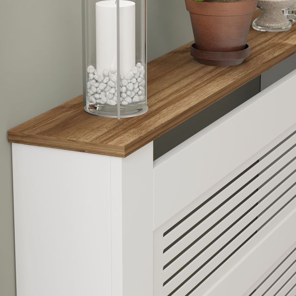 HANAH HOME Maska za radijator Termora, braon/bela - EP3132478