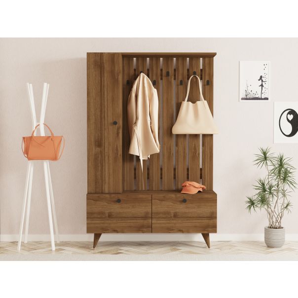 HANAH HOME Cipelarnik sa čivilukom Lala, braon - EP2799880