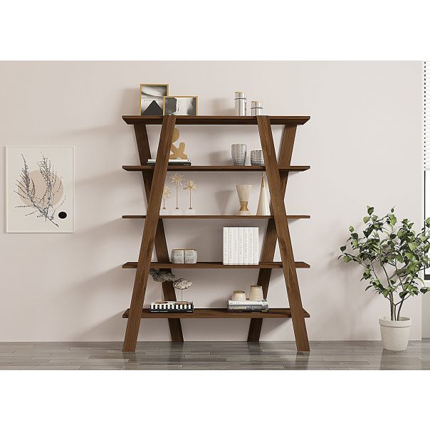 HANAH HOME Polica za knjige Conde, braon - 835PUQ5309