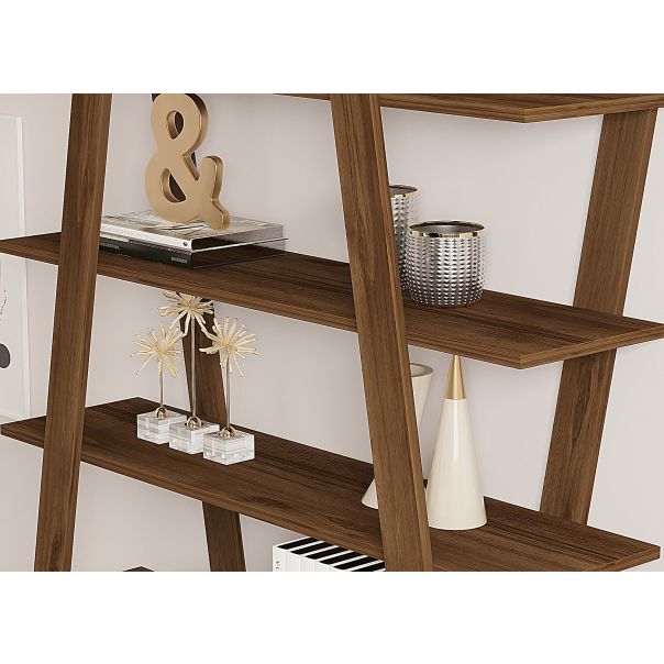 HANAH HOME Polica za knjige Conde, braon - 835PUQ5309
