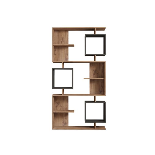 HANAH HOME Polica za knjige Icardi, krem/antracit - 835PUQ5316