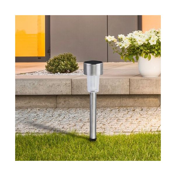 Rabalux Solarna rasveta Solar 1 LED 01W brušeni hrom (8366) - 8366-1