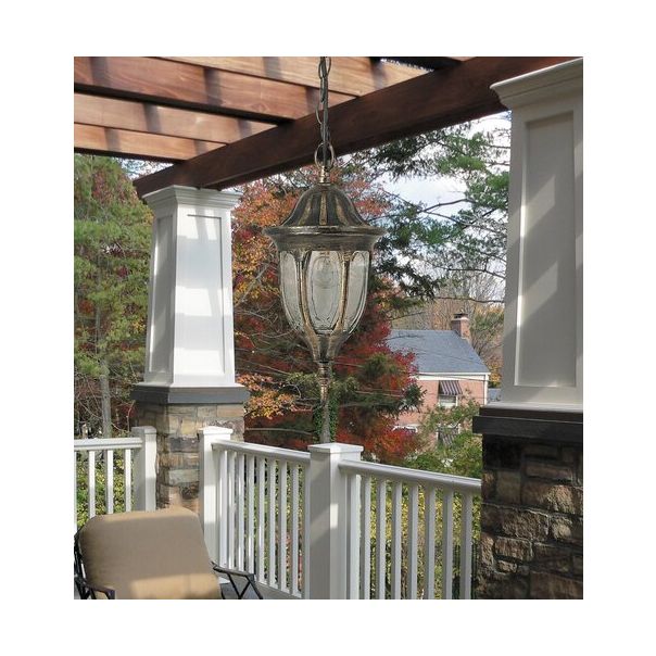 Rabalux Spoljna visilice Milano E27 1x MAX 60W antično zlato (8374) - 8374