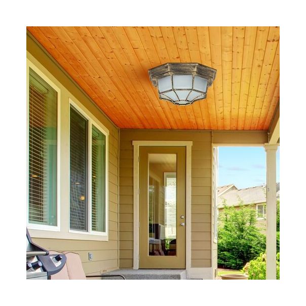 Rabalux Spoljna plafonska rasveta Milano E27 1x MAX 100W antično zlato (8376) - 8376-1