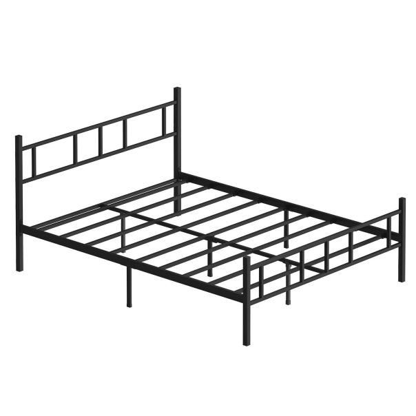 HANAH HOME Bračni krevet 160x200cm Akın, crna - EP3132589