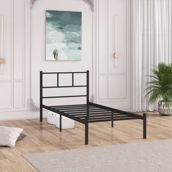 HANAH HOME Krevet 90x200cm Cemre, crna - EP3132523