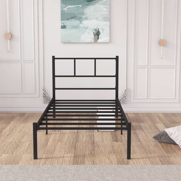 HANAH HOME Krevet 90x200cm Cemre, crna - EP3132523