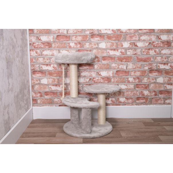PET COMFORT Stub za grebanje za mačke sivi 40 × 40 × 62 cm - EP3151008