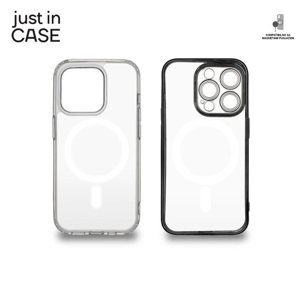 JUST IN CASE Futrola MAG MIX 2u1 za iPhone 15 Pro, crna - MAG113BK