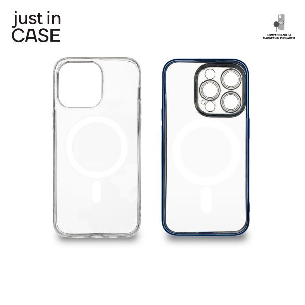 JUST IN CASE Futrola MAG MIX 2u1 za iPhone 15 Pro, plava - MAG113BL
