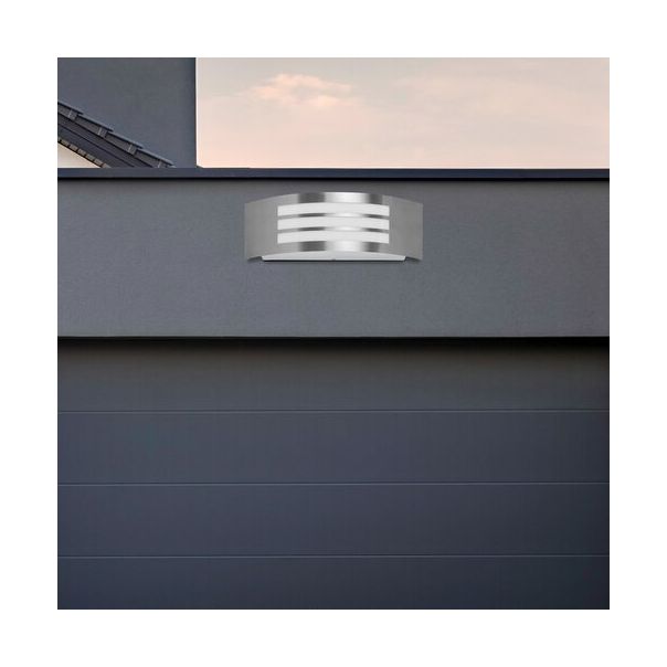 Rabalux Spoljna zidna rasveta Roma E27 1x MAX 14W brušeni hrom (8410) - 8410