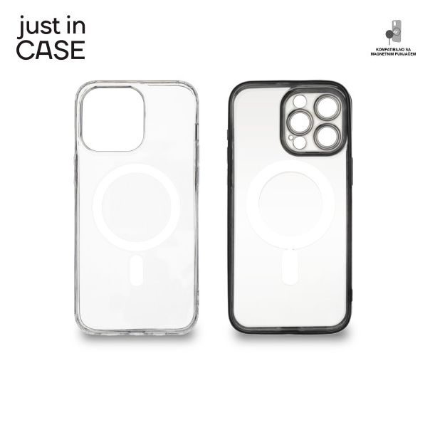 JUST IN CASE Futrola MAG MIX 2u1 za iPhone 15 Pro Max, crna - MAG115BK