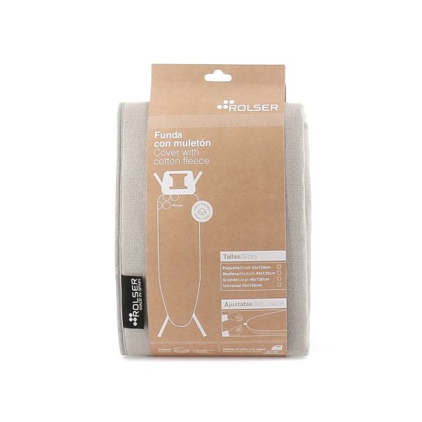 ROLSER Navlaka za dasku za peglanje troslojna 42x120cm, bež - 07001_bež