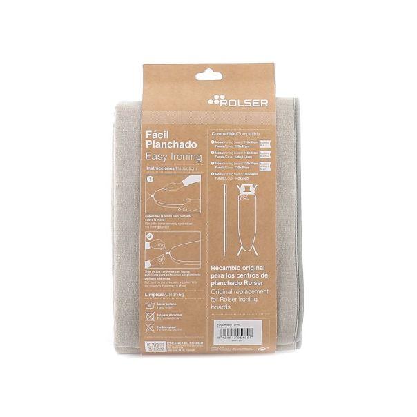 ROLSER Navlaka za dasku za peglanje troslojna 48x130cm, bež - 07003_bež
