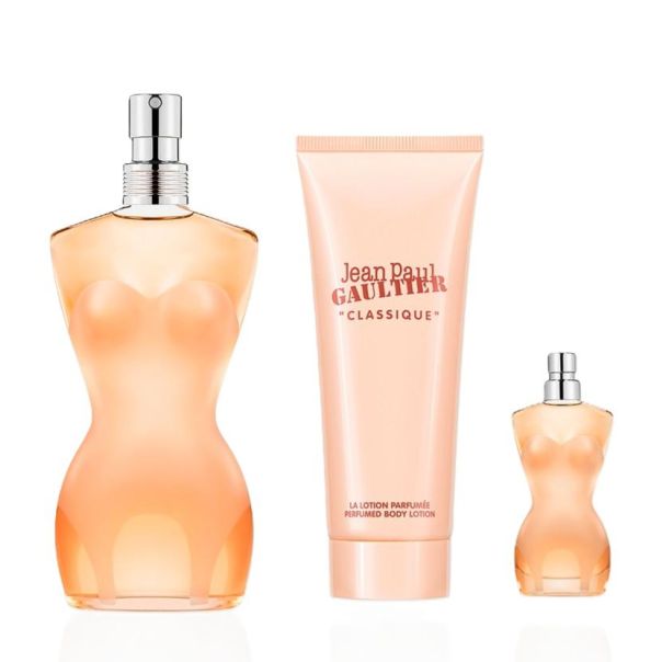 Jean Paul Gaultier Classique Set EDT 100ml + Body Lotion 75ml + EDT 6ml - EP3024784