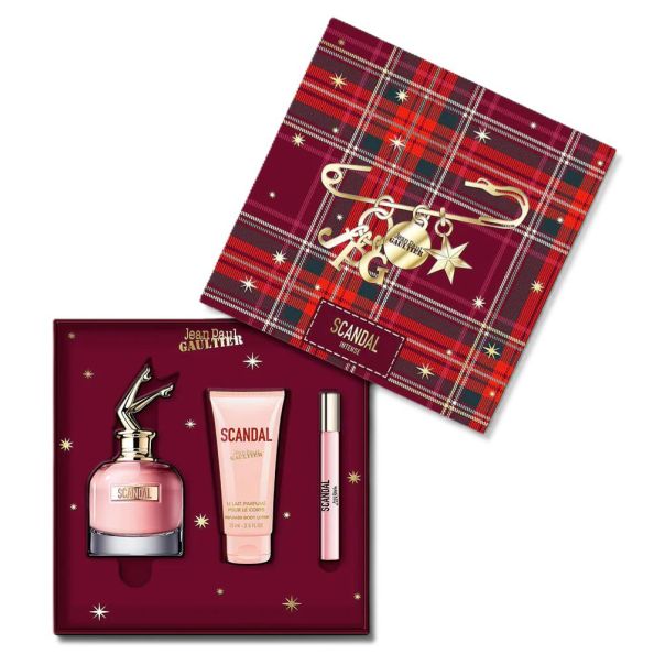 Jean Paul Gaultier Scandal Set EDP 80ml + Body Lotion 75ml + EDP 10ml - EP3024778
