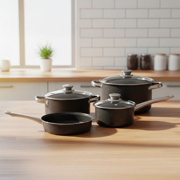 Set šerpi Rock 7/1 crni - 8445393534589