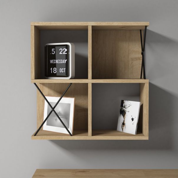 HANAH HOME Zidna polica Extra, svetlobraon - 845HCT1617