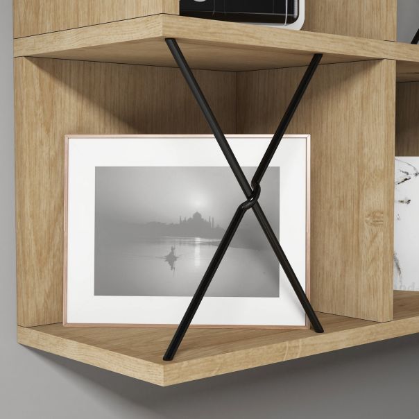 HANAH HOME Zidna polica Extra, svetlobraon - 845HCT1617
