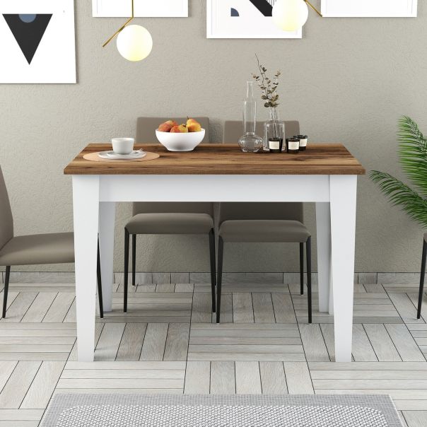 HANAH HOME Terpezarijski sto Kiev 511, braon/bela - 845HCT2108