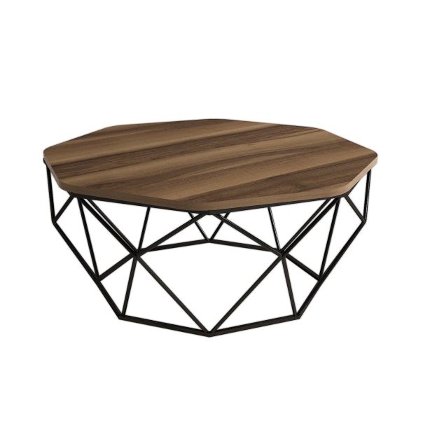 HANAH HOME Klub sto Diamond, tamnobraon - 845HCT2855