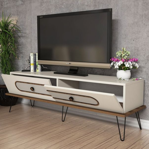 HANAH HOME TV komoda Ekol, krem - 845HCT3028
