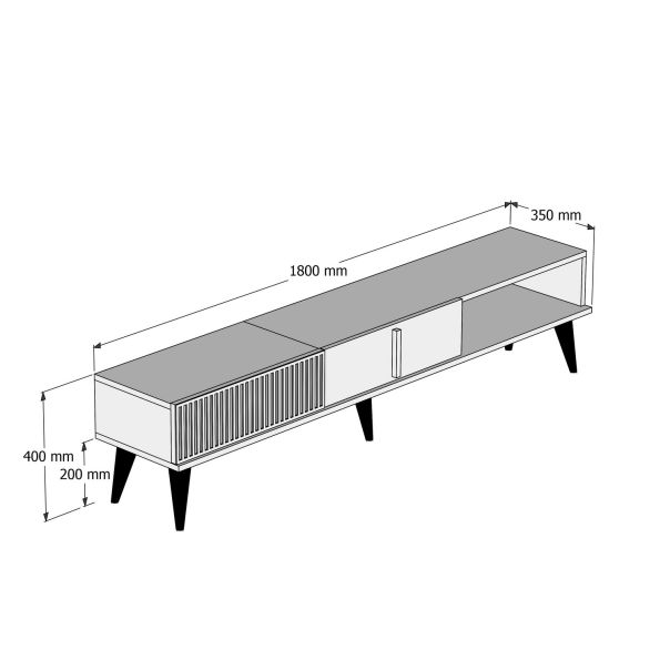 HANAH HOME TV komoda Milan, braon - 845HCT3092