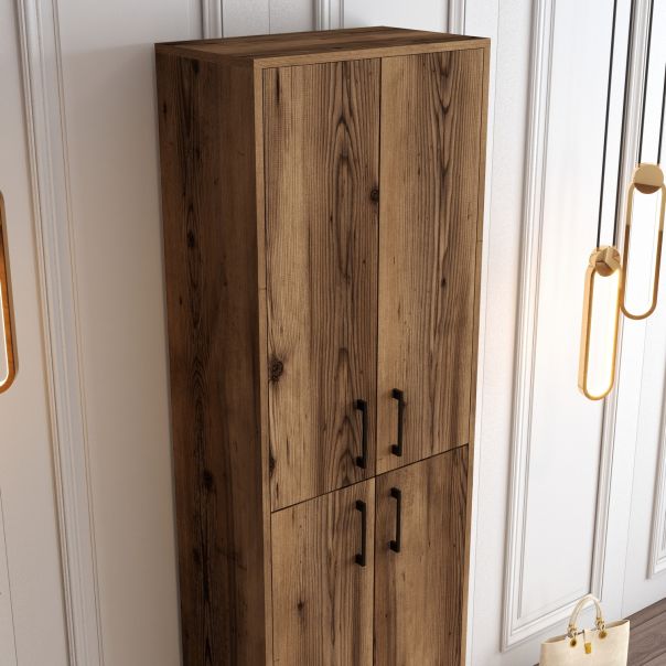 HANAH HOME Cipelarnik Berlin A, braon - 845HCT4104