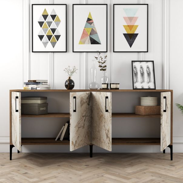 HANAH HOME Komoda Kiev, braon - 845HCT5303