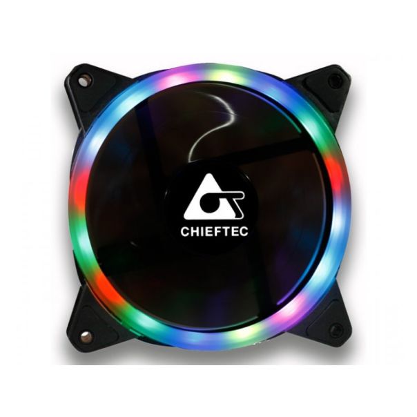 CHIEFTEC Ventilator AF-12RGB 120mm x 120mm x 25mm - 85320