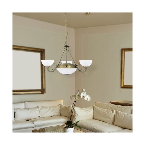 Rabalux Luster Marlene E14 3x MAX 40 + E27 2x MAX 60W bronzana (8543) - 8543