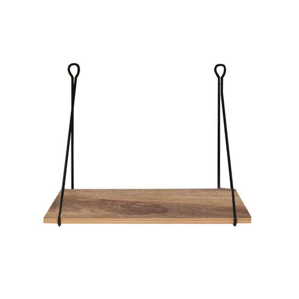 HANAH HOME Zidni radni sto Tuna, braon/crna - EP2801785