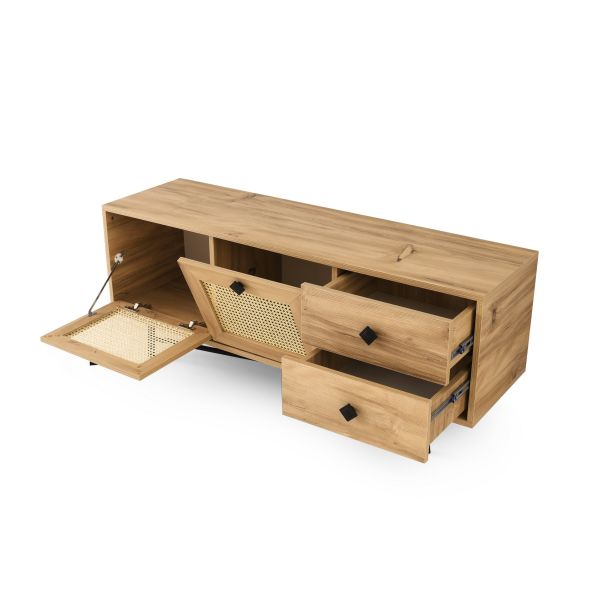 HANAH HOME TV komoda Hapsiyas 140, svetlobraon - 854KLN3039