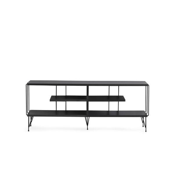 HANAH HOME TV komoda Eze, antracit - 854KLN3043