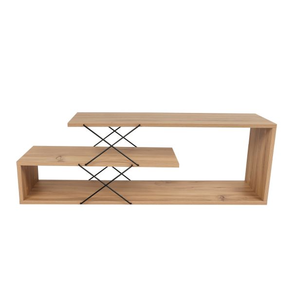 HANAH HOME TV komoda Zigzag, svetlobraon - 854KLN3059