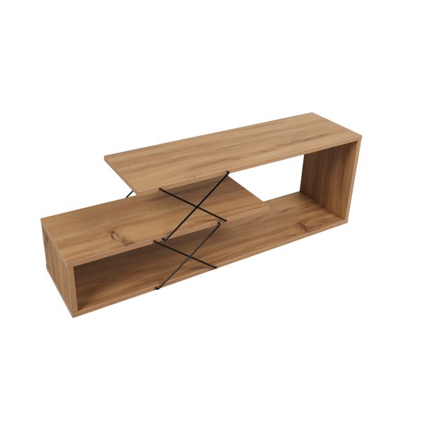HANAH HOME TV komoda Zigzag, svetlobraon - 854KLN3059