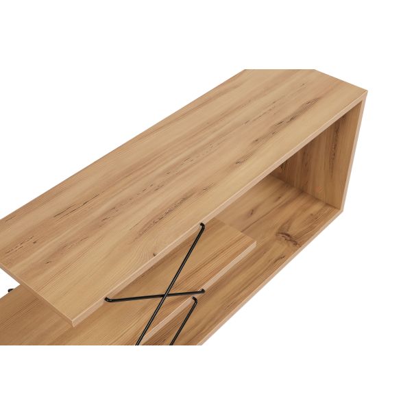 HANAH HOME TV komoda Zigzag, svetlobraon - 854KLN3059