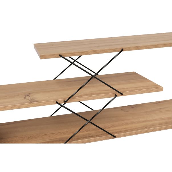 HANAH HOME TV komoda Zigzag, svetlobraon - 854KLN3059