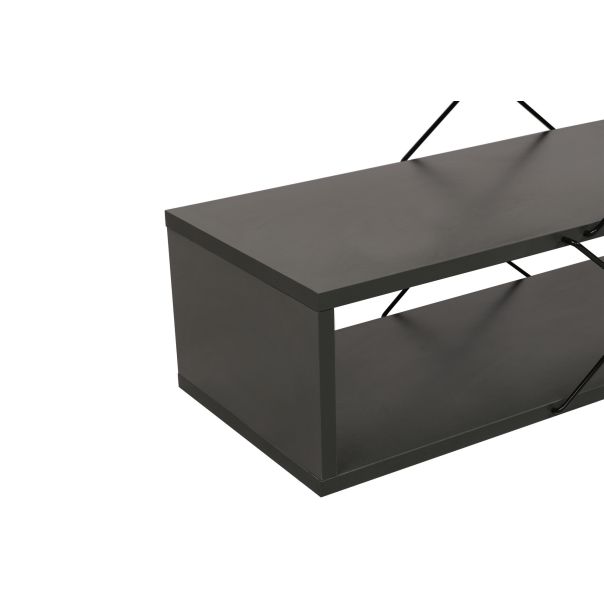 HANAH HOME TV komoda Zigzag, antracit - 854KLN3060