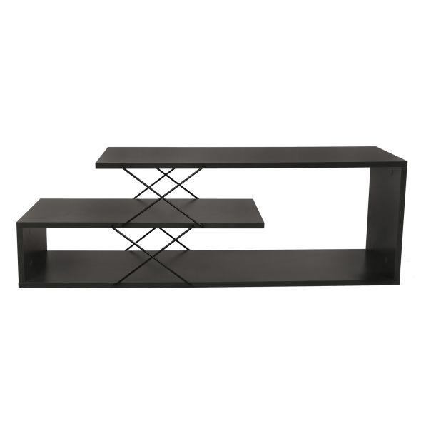 HANAH HOME TV komoda Zigzag, antracit - 854KLN3060