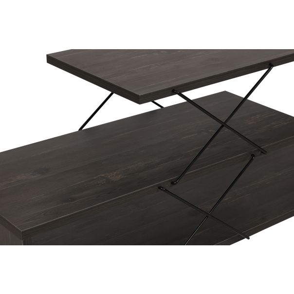 HANAH HOME TV komoda Zigzag, braon - 854KLN3061