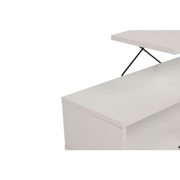 HANAH HOME TV komoda Zigzag, bela - 854KLN3062