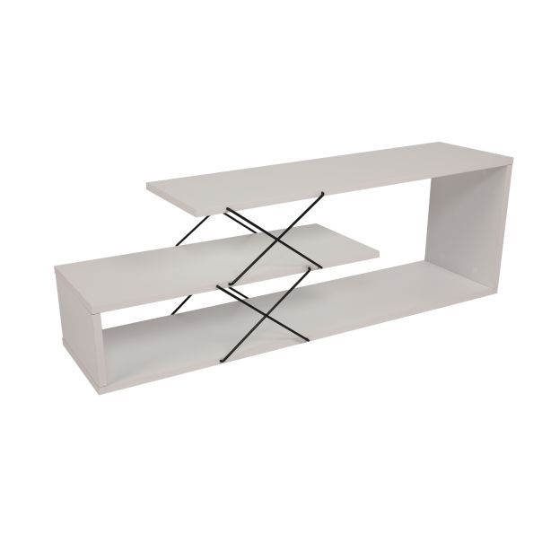 HANAH HOME TV komoda Zigzag, bela - 854KLN3062