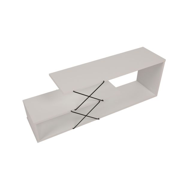 HANAH HOME TV komoda Zigzag, bela - 854KLN3062